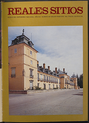 Cubierta. Reales Sitios. vol. 13, no 49, 1976